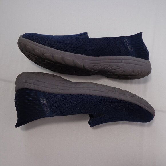 Skechers Slip Ins Reggae Fest 2.0 Guiding Light Women Size 10 Navy Shoes 158698 - Picture 3 of 6